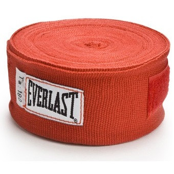 Бинты боксёрские Everlast эластичные (180") 4,55 метра красного цвета