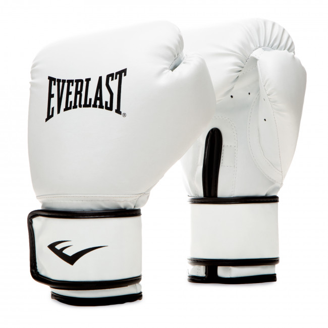 Тренировочные боксёрские перчатки Everlast Core белые