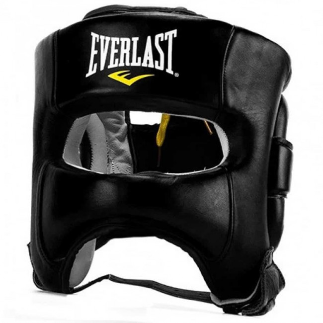 Бамперный тренировочный шлем Everlast Elite кожаный