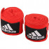 Бинты боксёрские Adidas New AIBA Rules эластичные 4,5 метра красного цвета