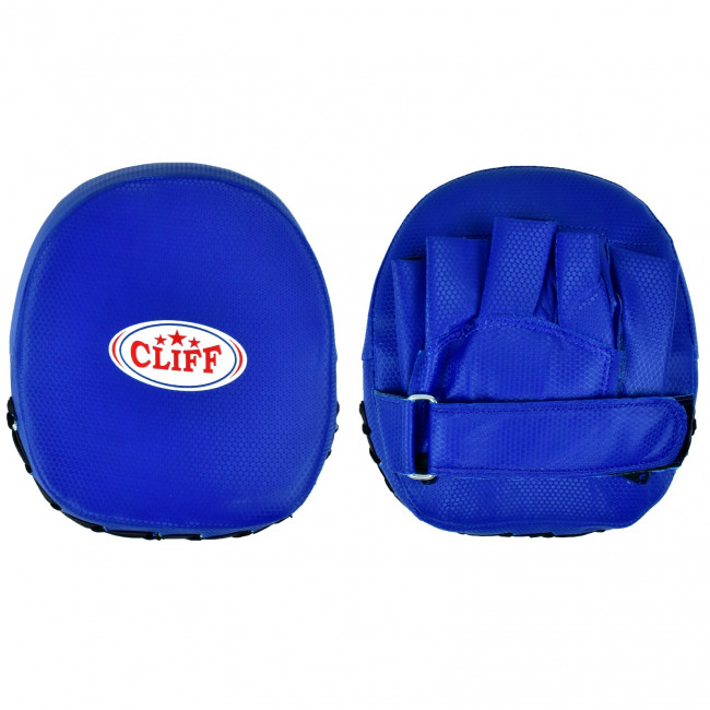 Маленькие изогнутые боксёрские лапы Cliff Cristal Mini синие