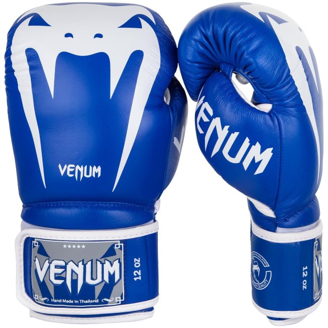 Боксёрские перчатки Venum Giant синего цвета