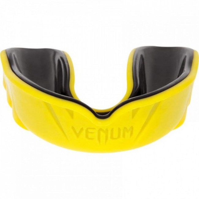 Зубная капа Venum Challenger жёлтого/чёрного цвета