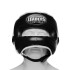 ​Шлем боксерский LEADERS LS с бамперной защитой чёрного цвета с белой защитой ушей
