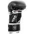 Гибридные перчатки ММА Venum Challenger 3.0 чёрного белого цвета
