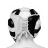Шлем боксерский LEADERS LS с бамперной защитой черно/белого цвета