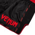 Шорты для тайского бокса Venum Giant чёрного цвета с красным логотипом