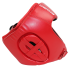 Шлем BoyBo TITAN красного цвета, одобрены федерацией бокса России