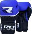 Боксерские перчатки RDX T-9 синего цвета