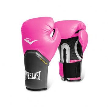 Боксёрские перчатки Everlast Pro Style Elite розовые