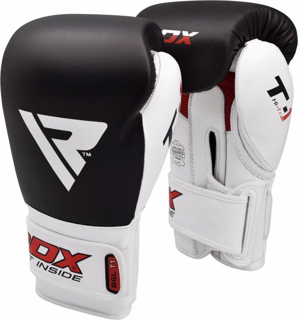 Боксёрские перчатки RDX Gel T1 чёрного цвета