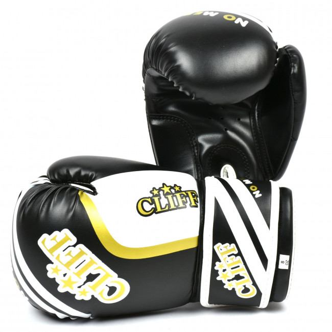 Детские боксёрские перчатки Cliff 3 Star Kids чёрные