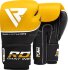 Боксёрские перчатки RDX T-9 жёлтого цвета