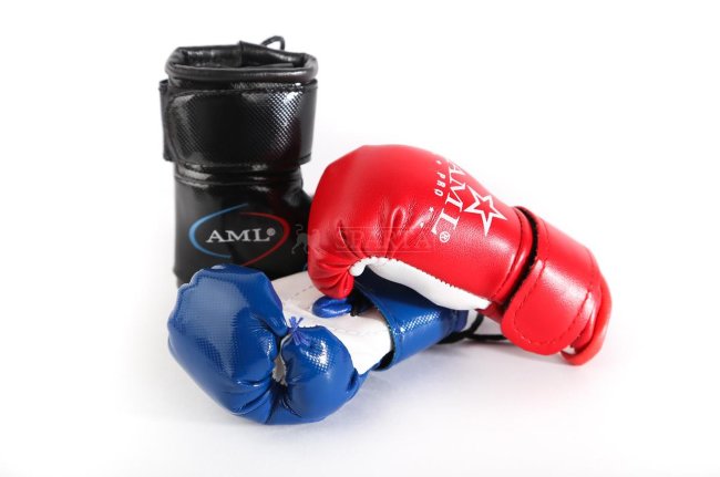 Сувенирные боксёрские перчатки в машину (автомобиль) AML