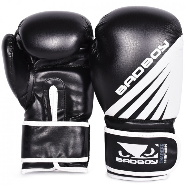 Боксёрские перчатки Bad Boy Training Serias чёрного/белого цвета