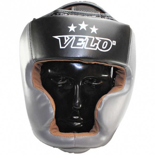 Боксёрский закрытый тренировочный шлем Velo Stripe