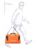Маленькая спортивная сумка Atletic Pro оранжевая