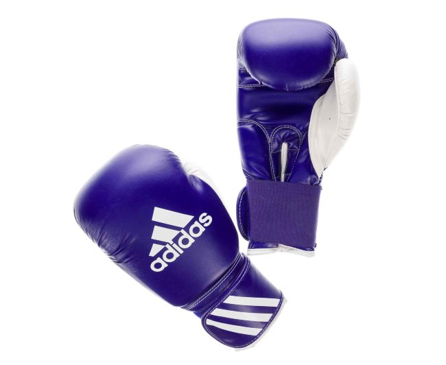 Боксерские перчатки Adidas Response синего цвета