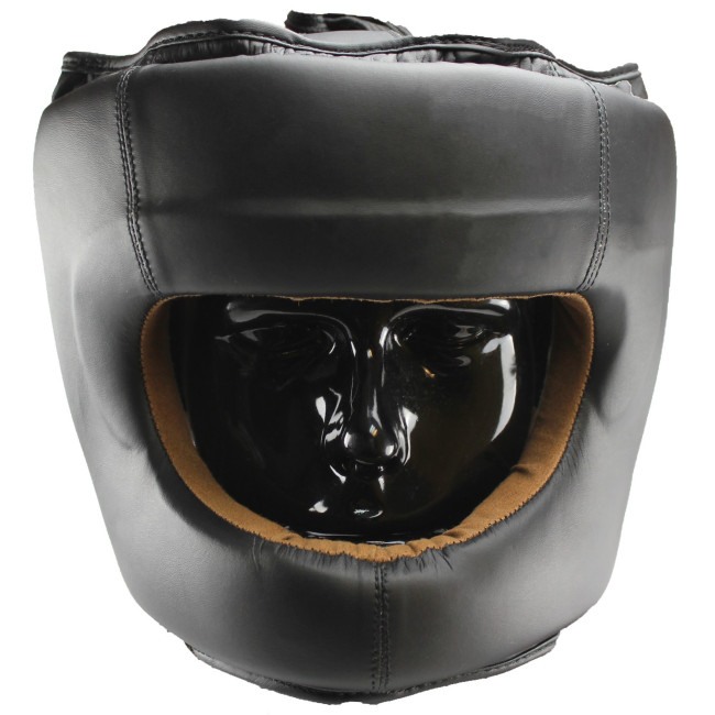 Боксёрский тренировочный шлем с бампером Fire Ice