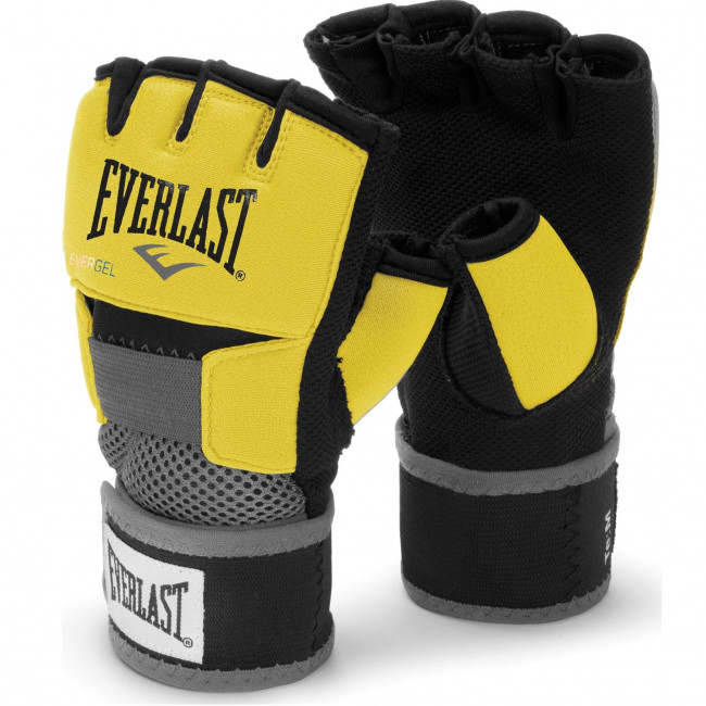 Гелевые перчатки Everlast EverGel жёлтого цвета