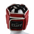 Открытый боксёрский шлем Cliff PVC F-5 красный