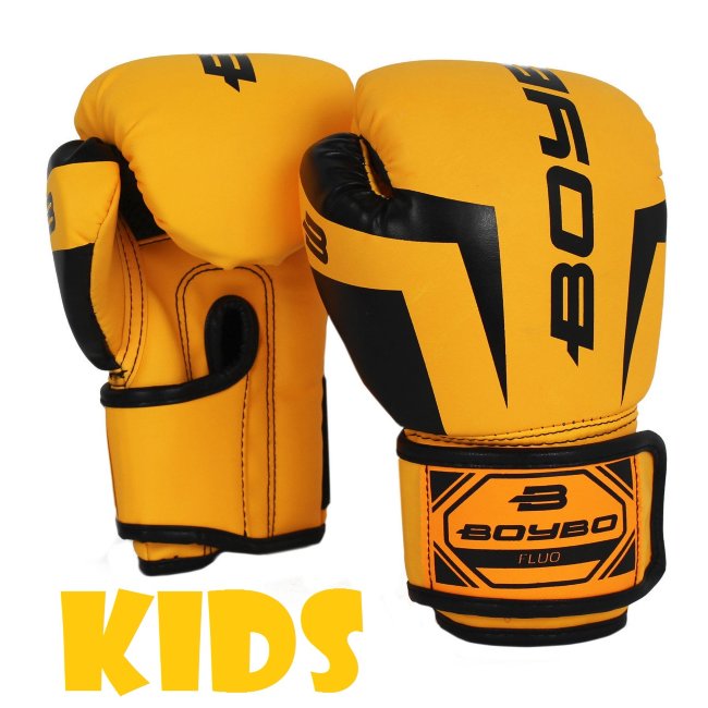 Детские боксёрские перчатки BoyBo Orange Edition Kids