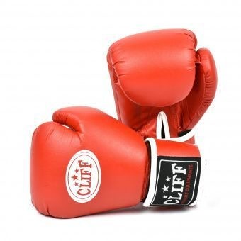 Перчатки для тайского бокса CLIFF T-BOX красные