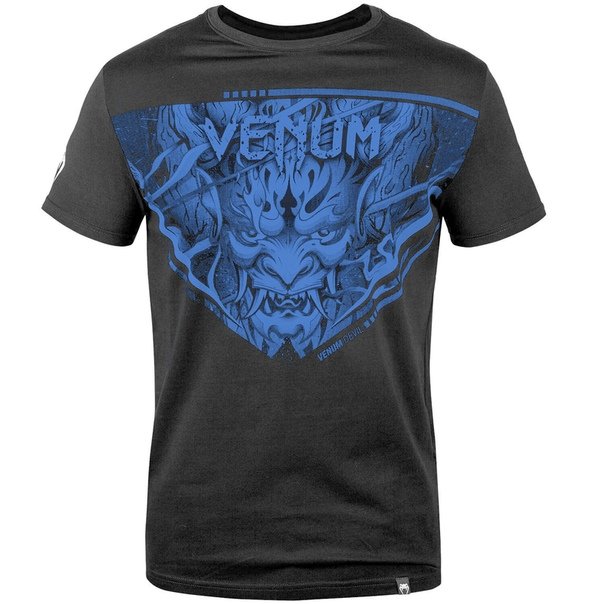 Футболка Venum Devil (Демон) синего цвета