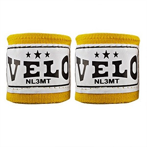 Боксёрские бинты Velo эластичные 3 метра жёлтого цвета