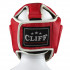 Закрытый тренировочный шлем Cliff Cristal красного цвета