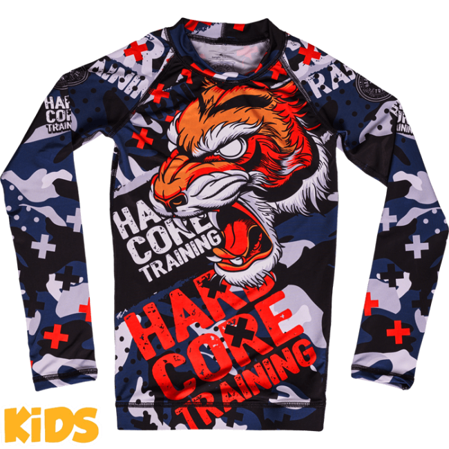 Детский рашгард Hardcore Training Tiger Fury 