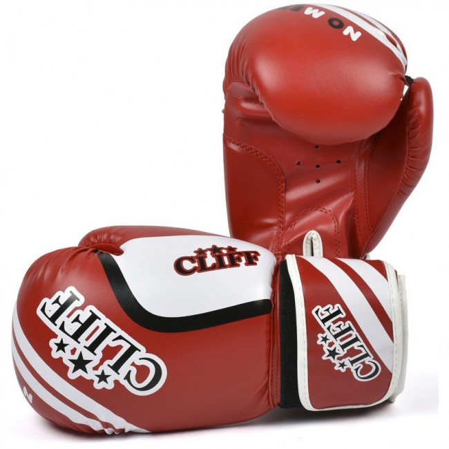 Боксёрские перчатки Cliff  3 Star красного цвета