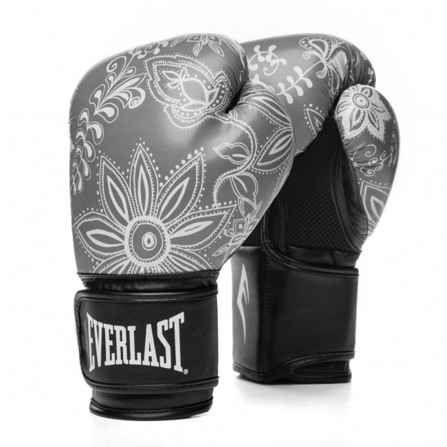 Перчатки боксёрские Everlast Spark серые