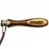 Скакалка BoyBo шнур-кожа с деревянной ручкой, утяж.(460г)