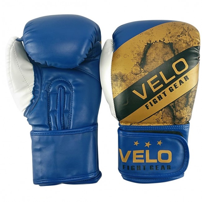 Перчатки боксёрские Velo Fight Gear синие