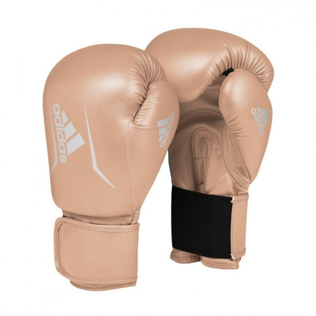 Боксёрские перчатки Adidas Speed 50 персикового цвета