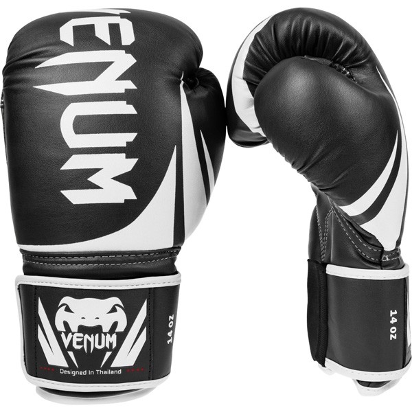 Перчатки боксерские Venum Challenger 2.0 Black/White