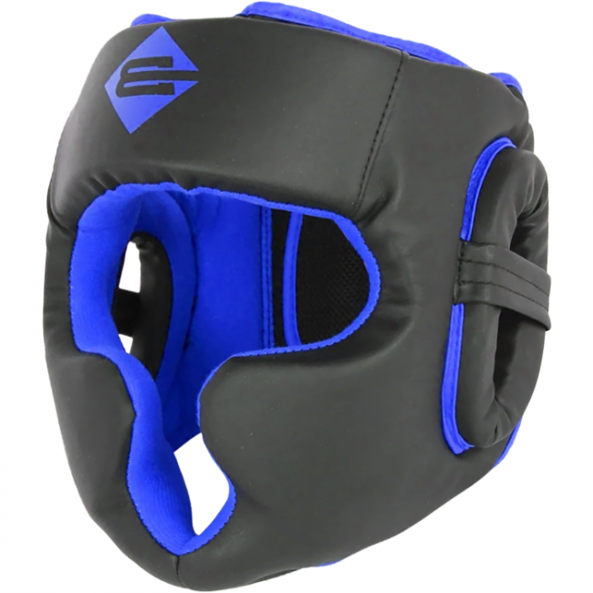 Шлем тренировочный BoyBo Ataka чёрно/синего цвета